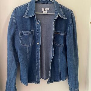 Calvin Klein Indigo Denim Jacket Shirt